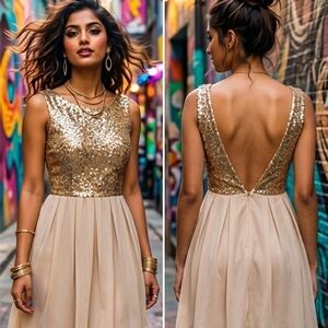 golda dress astr the label Mod Sequin Dress main image 1